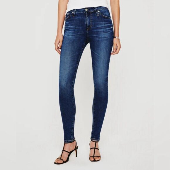 AG ‘The Farrah’ High-Rise Skinny Jeans - Picture 1 of 8